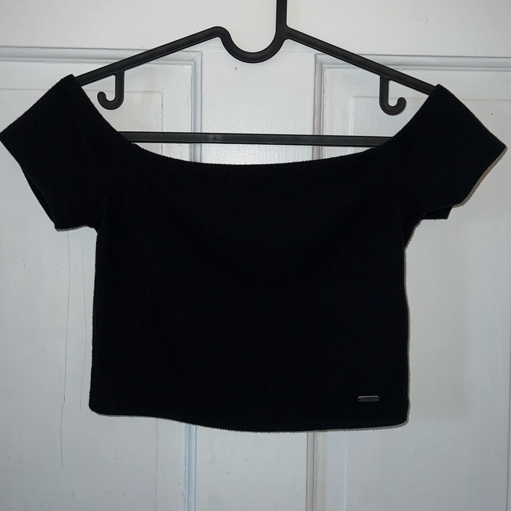Hollister off the shoulder crop top